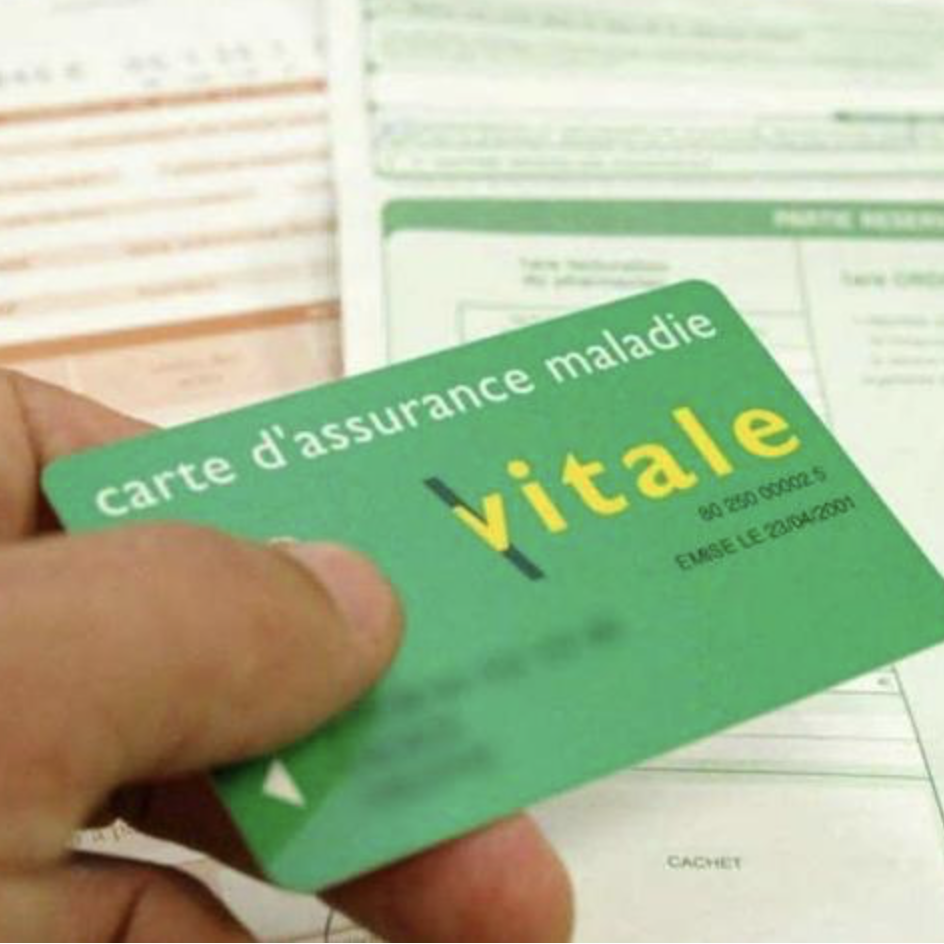 Carte Vitale d'assurance infirmiere infirmier lunel